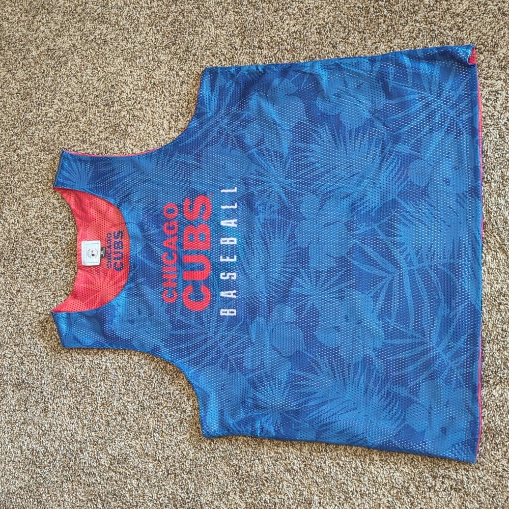 Chicago Cubs Mesh FOCO Reversible Floral Tank